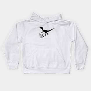 Chicken Velociraptor Kids Hoodie